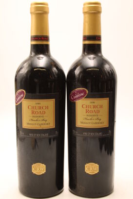 (2) 1998 Church Road Grand Reserve Cabernet Sauvignon Merlot, Hawke's Bay