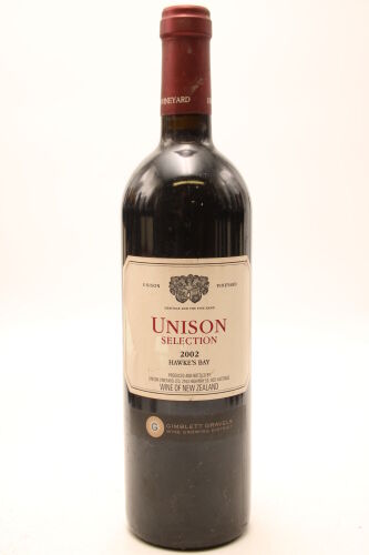 (1) 2002 Unison Vineyard Unison Selection Red, Gimblett Gravels