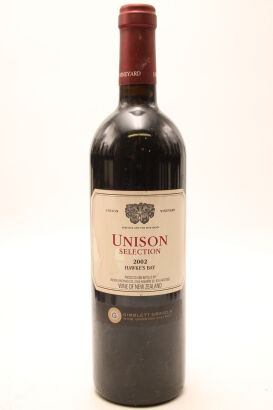 (1) 2002 Unison Vineyard Unison Selection Red, Gimblett Gravels