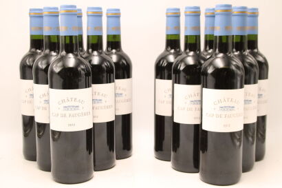 (12) 2012 Chateau Cap de Faugeres, Castillon Cotes de Bordeaux