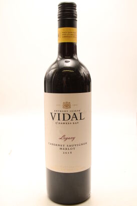 (1) 2018 Vidal Estate Legacy Cabernet Sauvignon - Merlot, Gimblett Gravels