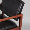 A Pair of Black Vinyl Covered Executive Chairs - 3