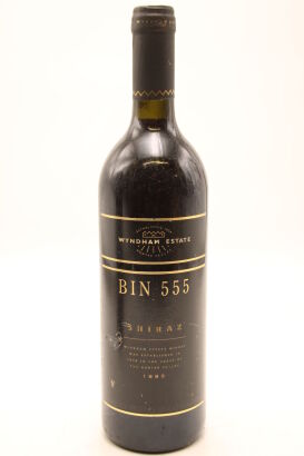 (1) 1995 George Wyndham Bin 555 Shiraz, South Eastern Australia