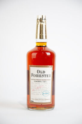 *(1) Old Forester Bourbon Whiskey 1125ml 1974 bottling, 86 proof