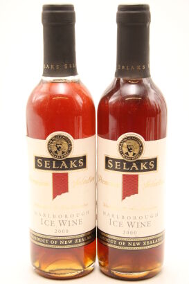 (2) 2000 Selaks Premium Selection Ice Wine, Marlborough, 375ml