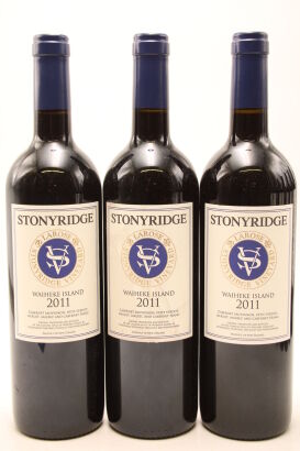 (3) 2011 Stonyridge Vineyard Larose, Waiheke Island