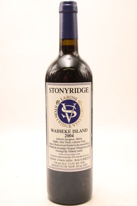 (1) 2004 Stonyridge Vineyard Larose, Waiheke Island