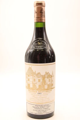 (1) 2003 Chateau Haut-Brion, Pessac-Leognan [JR18] [RP95] [WS96] [WE96]