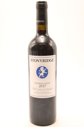 (1) 2017 Stonyridge Vineyard 'Couer de Lion', Waiheke Island