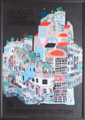 Friedensreich Hundertwasser, Good Morning City, Framed Poster