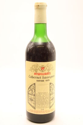 (1) 1976 McWilliam's Cabernet Sauvignon, Coonawarra (MS)