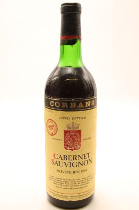 (1) 1981 Corbans Private Bin Cabernet Sauvignon, Hawkes Bay