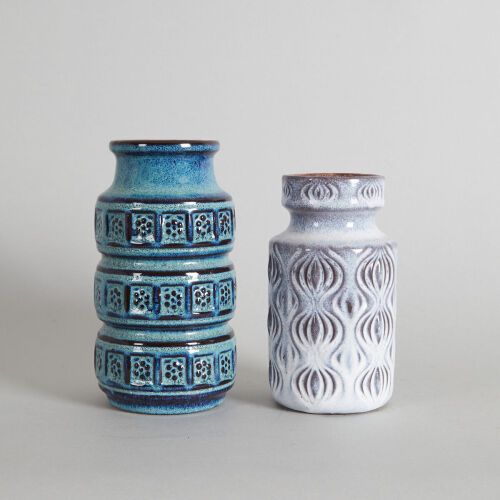 A Pair of West German Vases