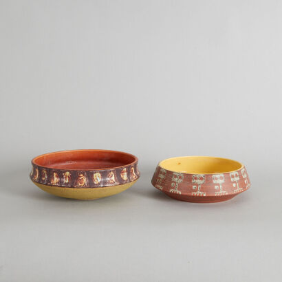 A Pair of West German Bowls