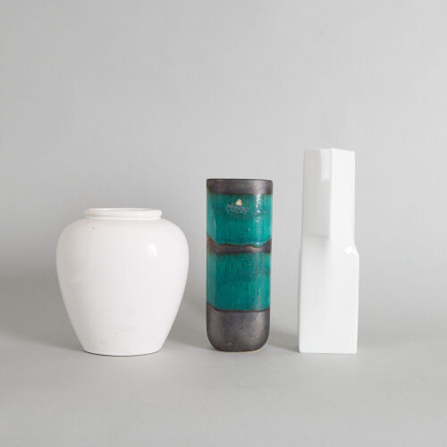 A Trio of German Vases