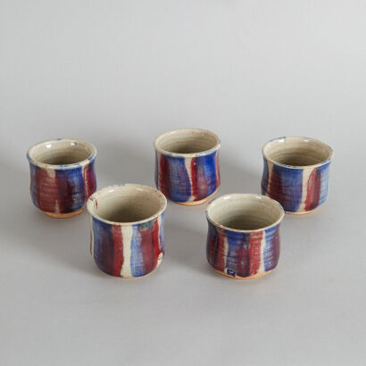 A Set of Helen Mason Cups