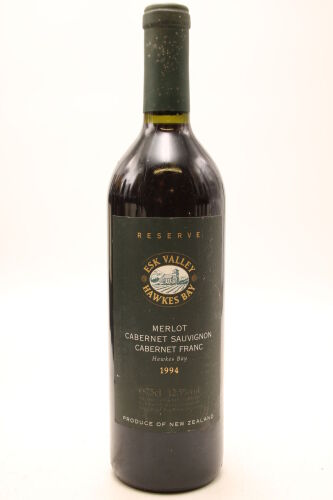 (1) 1994 Esk Valley Winemakers Reserve Merlot Cabernet Sauvignon Cabernet Franc, Gimblett Gravels