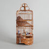 A Pair of Bronwynne Cornish Birds in a Cage