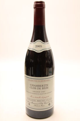 (1) 2005 Domaine Bruno Clair Chambertin-Clos de Beze Grand Cru, Cote de Nuits