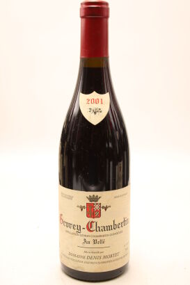 (1) 2001 Domaine Denis Mortet Gevrey-Chambertin Au Velle, Cote de Nuits