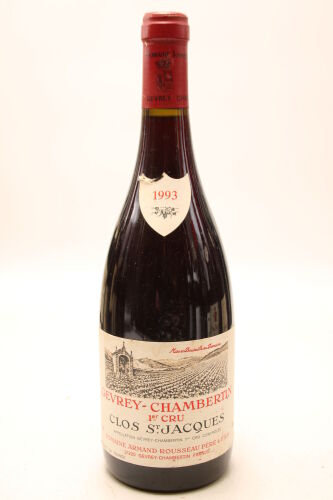 (1) 1993 Domaine Armand Rousseau Pere et Fils Clos Saint-Jacques, Gevrey-Chambertin Premier Cru [JR18] [RP95]
