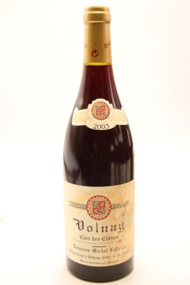 (1) 2003 Domaine Michel Lafarge Clos des Chenes, Volnay Premier Cru [JR17]