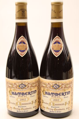 (2) 2002 Domaine Armand Rousseau Pere et Fils Chambertin Grand Cru, Cote de Nuits [JR17.5] [RP97]