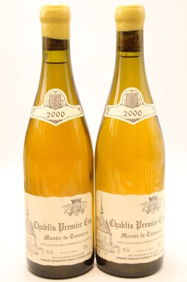 (2) 2000 Domaine Francois Raveneau Montee de Tonnerre, Chablis Premier Cru