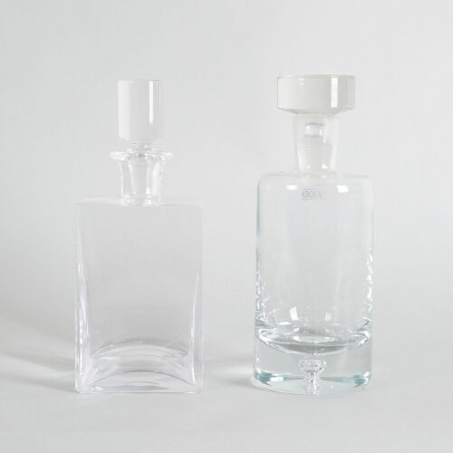 A Pair of Krosno Decanters