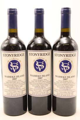 (3) 2007 Stonyridge Vineyard Larose, Waiheke Island