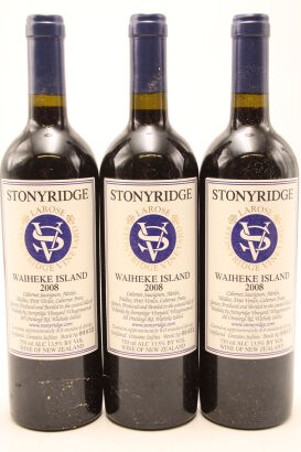 (3) 2008 Stonyridge Vineyard Larose, Waiheke Island