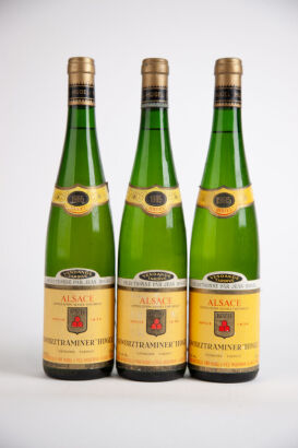 (3) 1985 Hugel Vendange Tardive Gewurtztraminer, Alsace