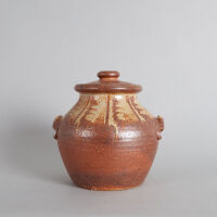 A Glenn Beattie Woodfired Lidded Jar