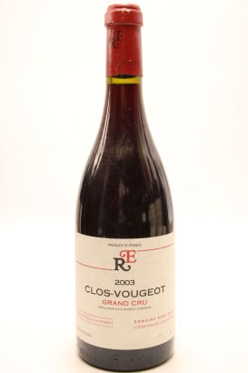 (1) 2003 Domaine Rene Engel Clos de Vougeot Grand Cru, Cote de Nuits [JR18]