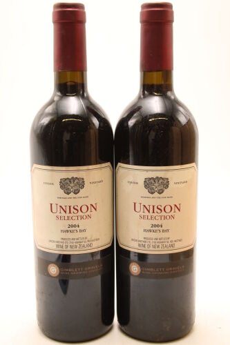 (2) 2004 Unison Vineyard Unison Selection Red, Gimblett Gravels