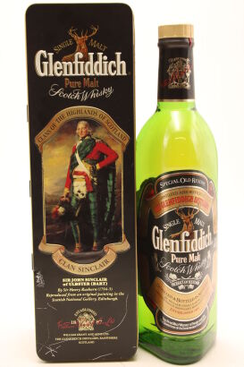 (1) Glenfiddich, Clans Of The Highlands - Clan Sinclair, 40%ABV 700ml, circa 1980s