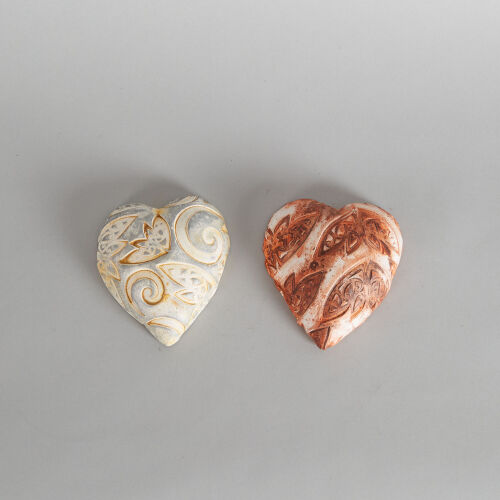 A Pair of Rick Urban Wall Hearts