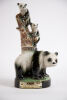 (1) Jim Beam Bourbon Whiskey Panda Bear decanter 750ml
