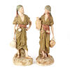 A Pair of Austrian Royal Dux Bohemia Water Carrier Figures