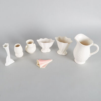 A Collection of Seven Crown Lynn Pieces