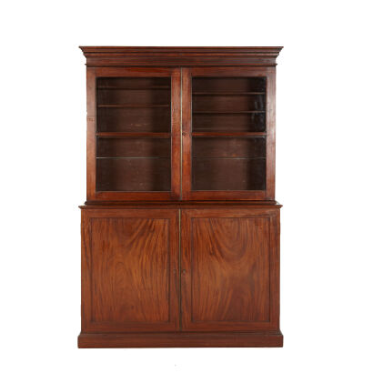 A Victoian Mahogany Chiffioner Bookcase