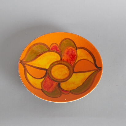 A Vintage Poole Pottery Plate