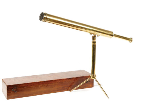 An Early-19th Century Brass Table-top Telescope