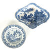 Two Blue and White Export Dishes