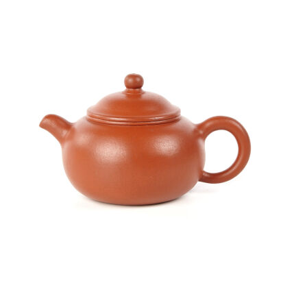 A Chinese Purple Granulated Teapot