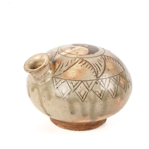 A Late 14th Century to Early 15th Century Korean Pottery Flask