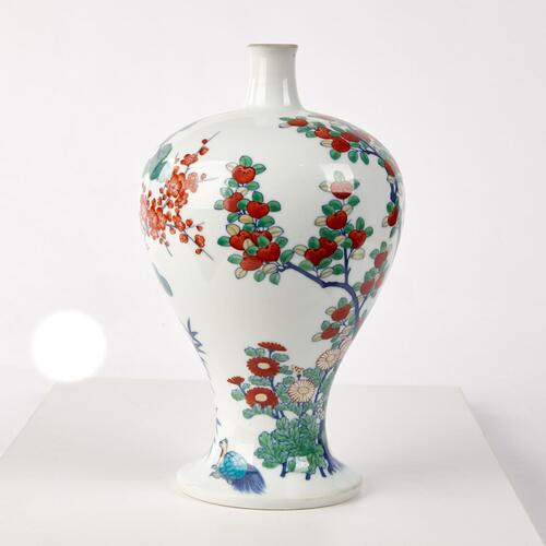 A Japanese Nabeshima Vase