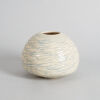 A Chinese Lavender Glazed 'Ripple' Pottery Jar