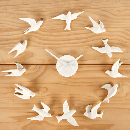 Nel Lusso Time Flies Wall Clock