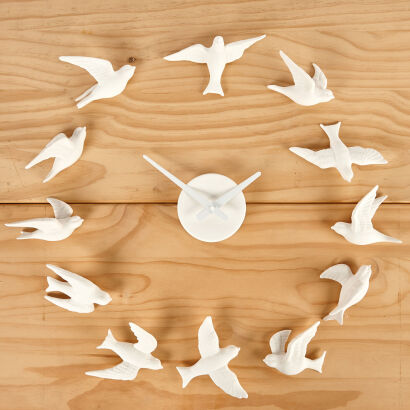 Nel Lusso Time Flies Wall Clock